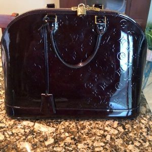 Louis Vuitton Alma Purse - Burgundy